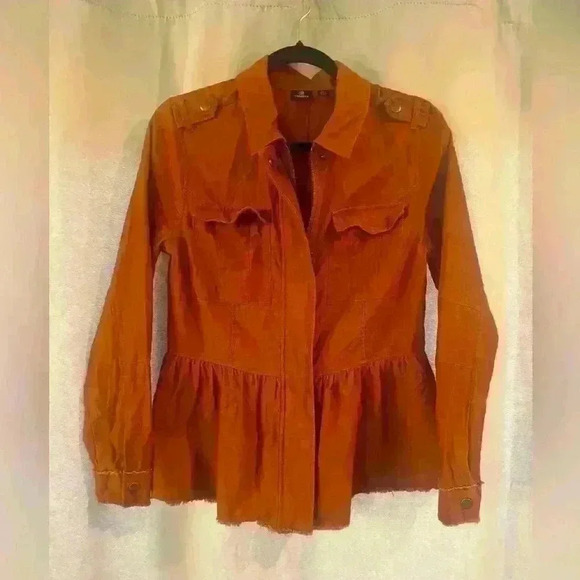 Women’s Orange Versona Zip Up Jacket - Picture 1 of 7